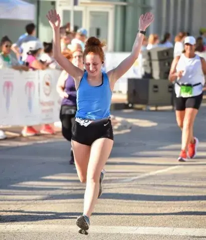 Entre sus pasiones, además de la biología Camila dedicaba sus días a correr.