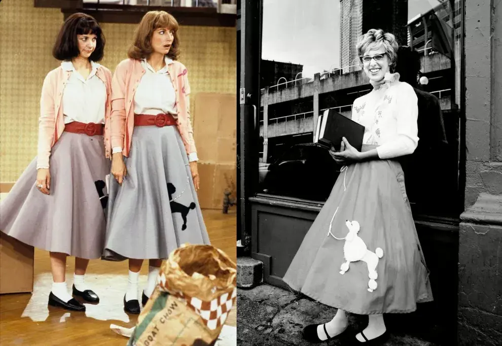 La falda caniche, un ícono de la moda con poca vida y mucha impronta.