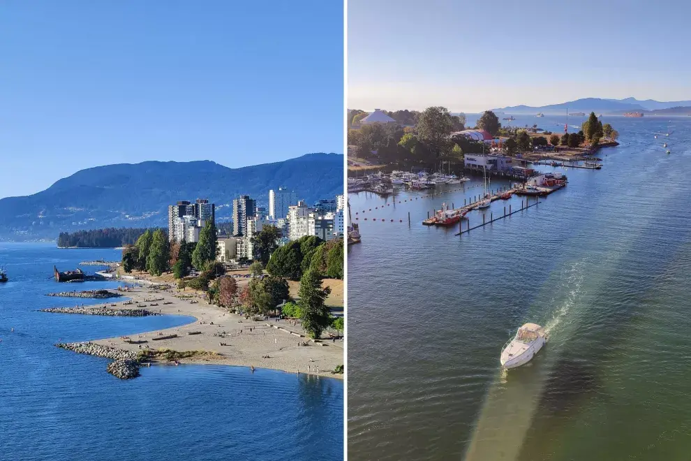 Stanley Park se encuentra muy cerca del microcentro de Vancouver.