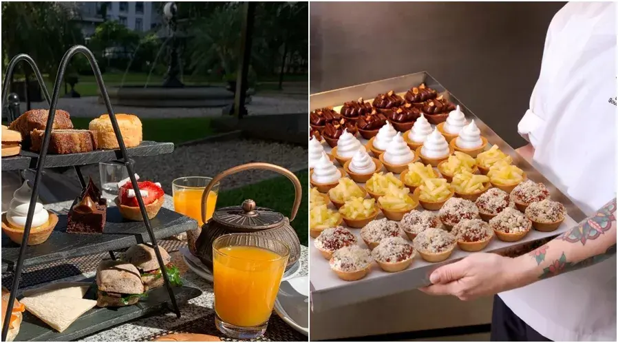 La elegancia de la pastelería francesa, en el jardín del Sofitel Recoleta