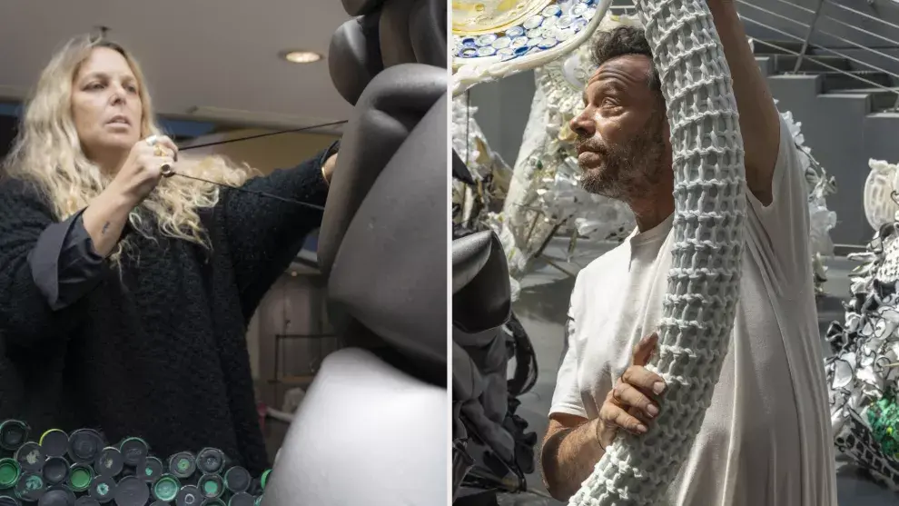 TROSMANCHURMA en el montaje de HUMANA