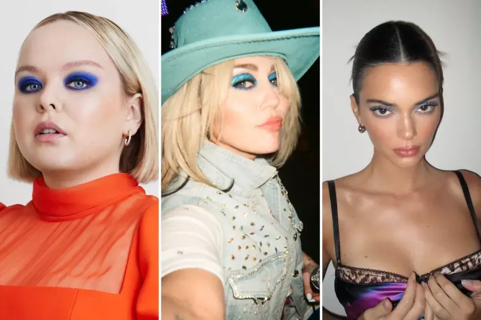 Blue eyeshadow, la tendencia en make-up que vuelve