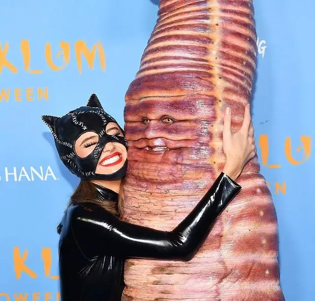 Heidi Klum y su hija, Leni Klum, disfrazadas para Halloween.