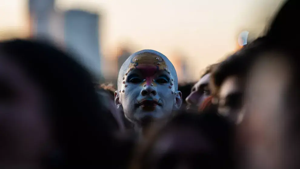 Los looks exóticos rindieron honores al show de Björk.