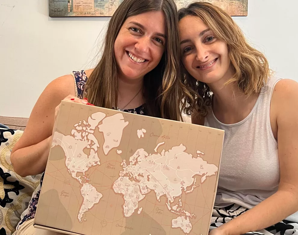 Tamara y Luciana se conocieron en Perú, en un viaje que hicieron hace doce años.