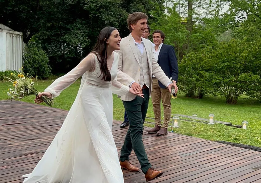 Casamiento carbono neutral: Martina y Jaime concretaron el primero en el país.