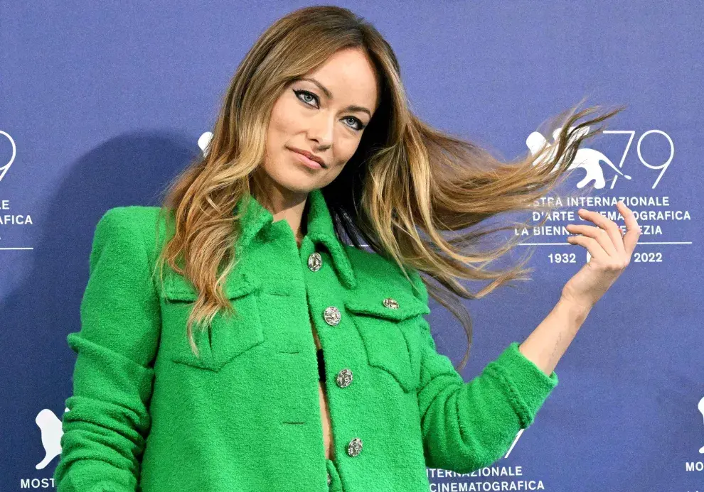 Olivia Wilde durante el estreno de No te preocupes cariño en Venecia.