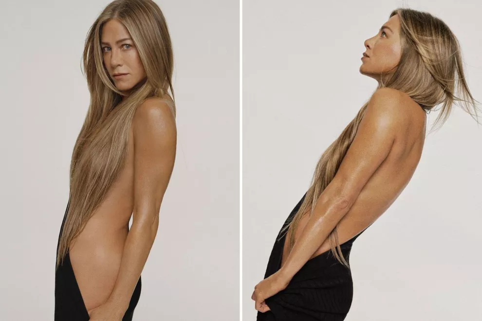 Jennifer Aniston y su pelo largo.