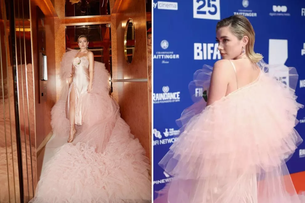 El increíble vestido lencero de Florence Pugh en los British Independent Film Awards (BIFA).