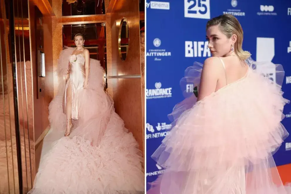 El increíble vestido lencero de Florence Pugh en los British Independent Film Awards (BIFA).