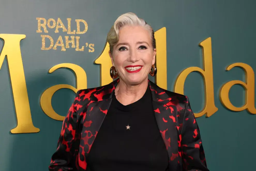 Emma Thompson durante el estreno de Matilda.