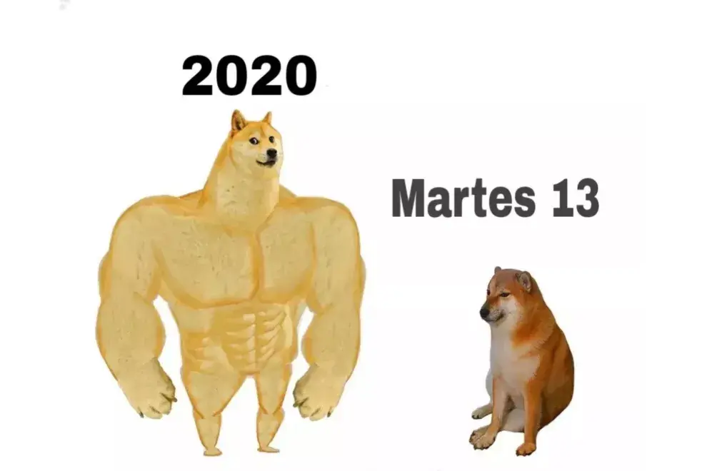 Los mejores memes del martes 13.