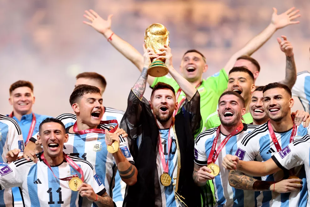 La Selección Argentina se coronó campeona del mundo.