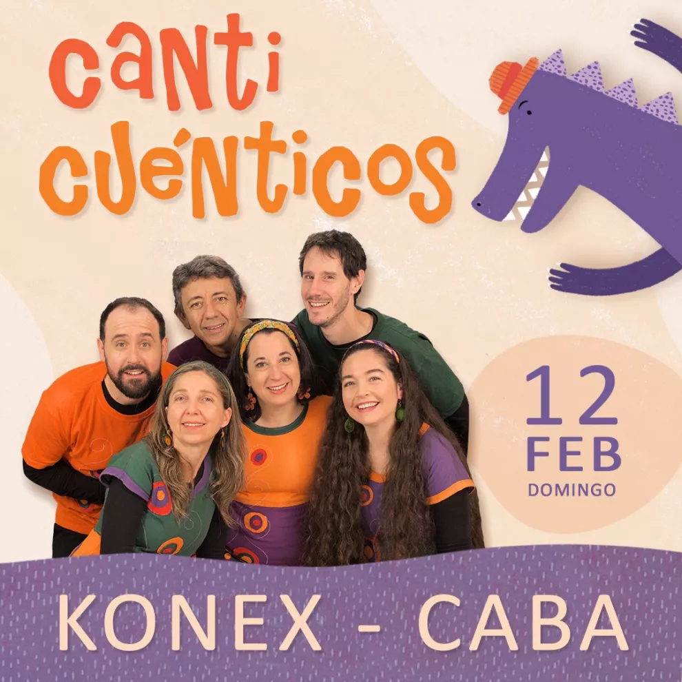 Los Canticuénticos se presentan el 12 de febrero en el Konex