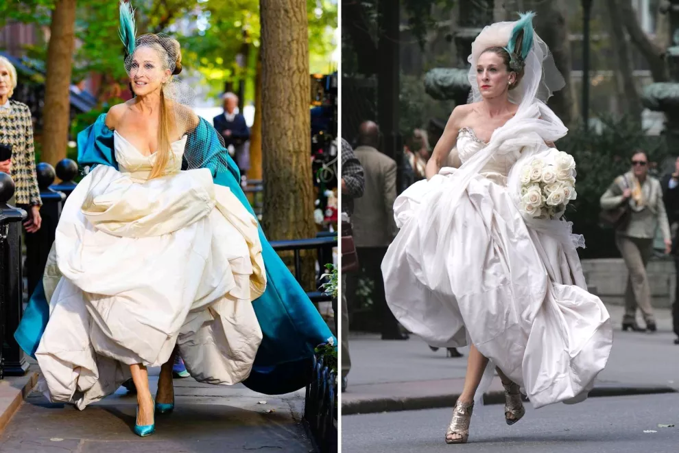 Vivienne Westwood: la historia detrás del icónico vestido de casamiento de  Carrie en Sex and the City - Ohlalá
