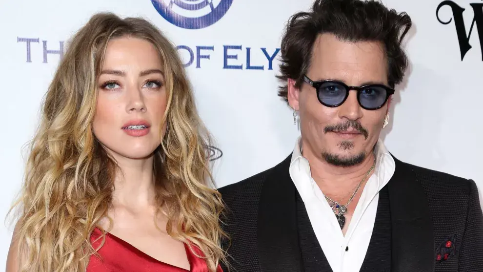 Amber Heard y Jhonny Depp cuando aún eran pareja. 