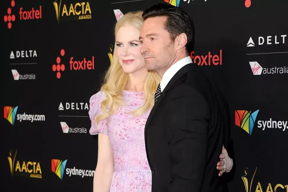 Nicole Kidman y Hugh Jackman durante el evento.