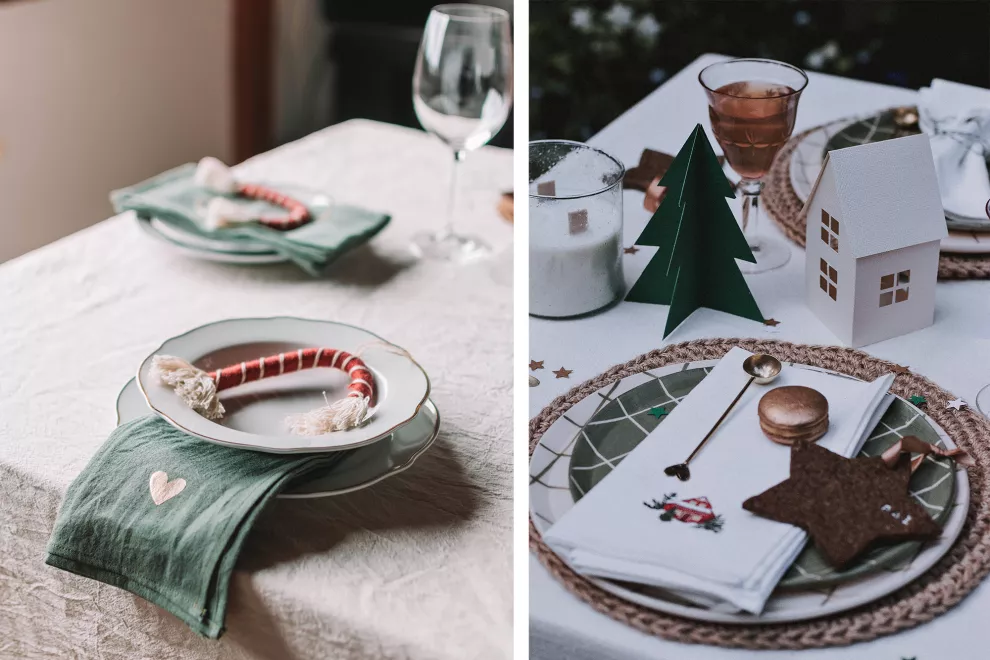 Sumar adornos navideños convierte a la mesa en un espacio lúdico