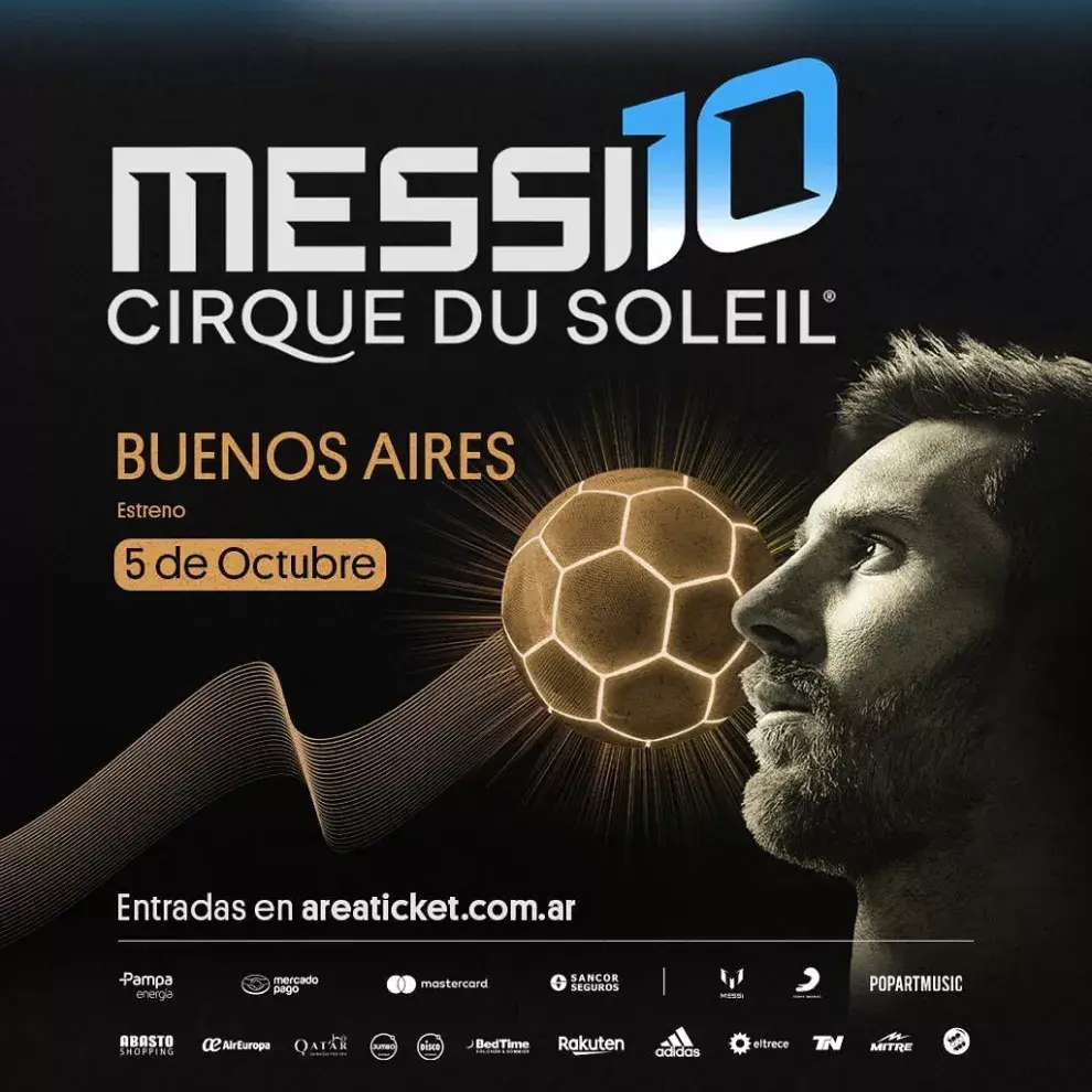 Messi10 by Cirque du Soleil: ya tiene fecha en Buenos Aires para 2023.