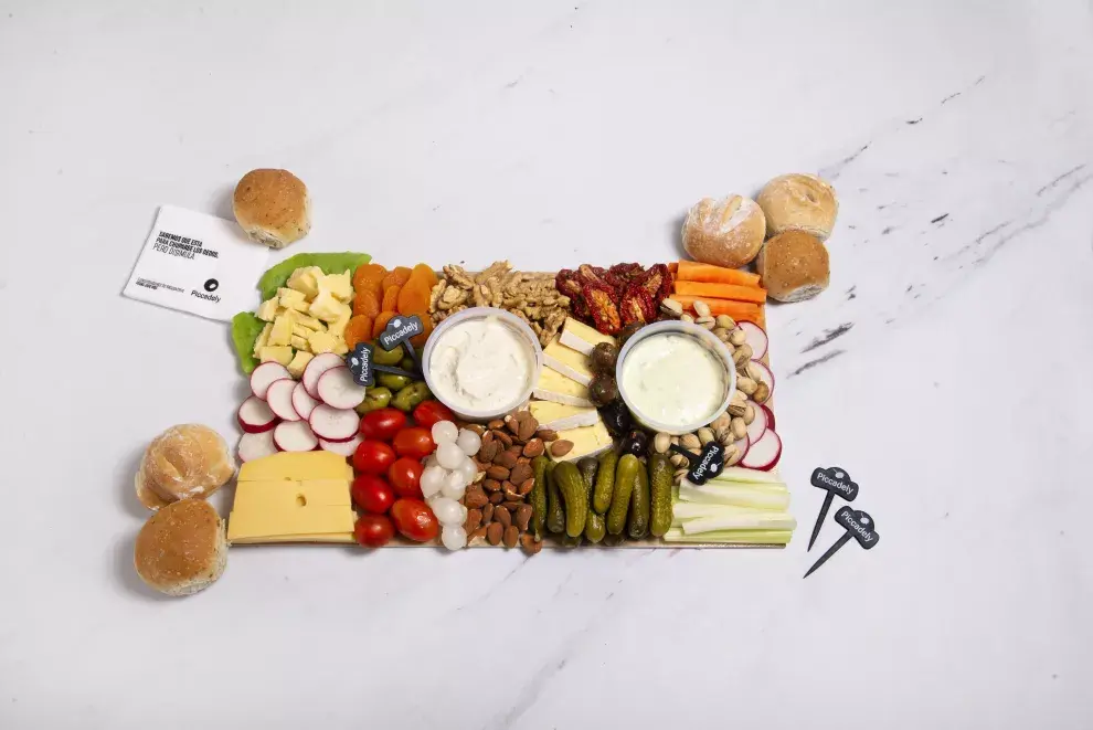 Picada veggie para fin de año.