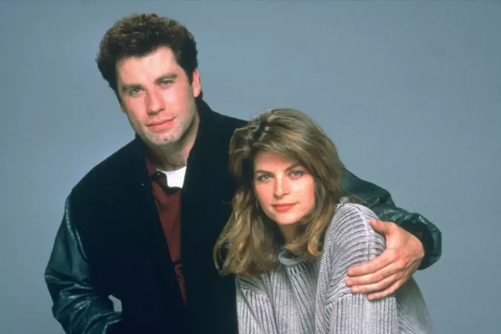 John Travolta y Kirstie Alley, los dos protagonistas de Mira quién habla.