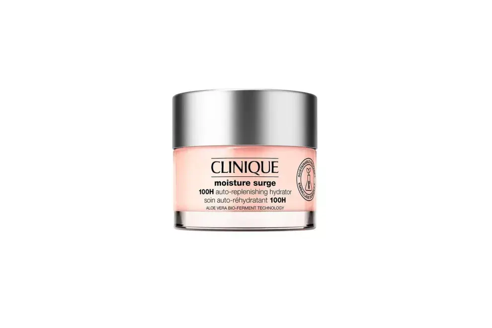 Moisture Surge 100H Auto Replenishing Hydrator de Clinique aporta un boost máximo de hidratación que permite que la piel se mantenga hidratada hasta por 100 horas. Precio $11890