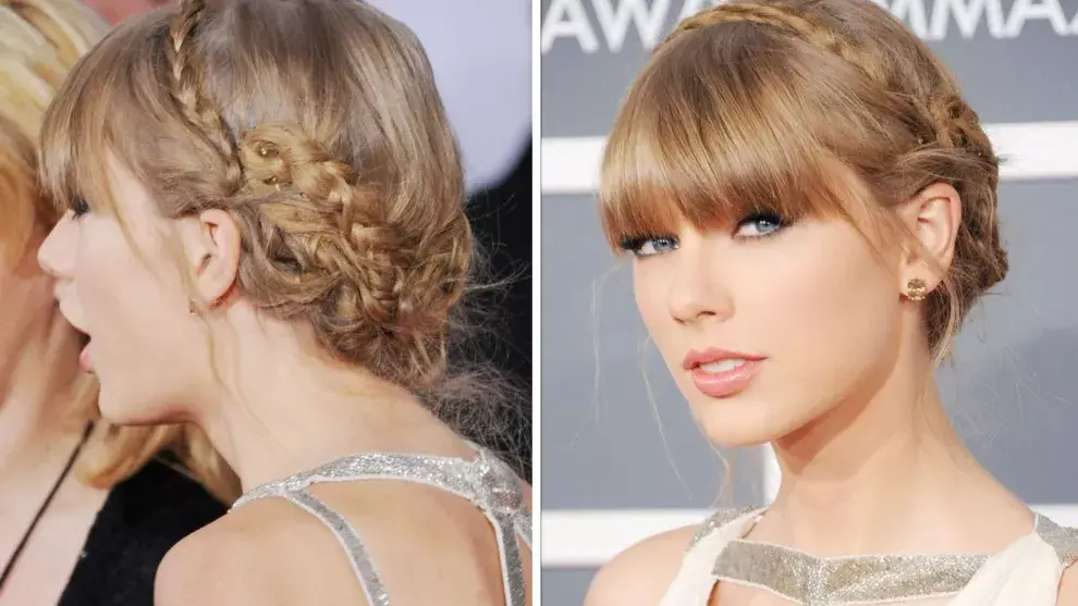 Taylor Swift y la corona de trenzas 