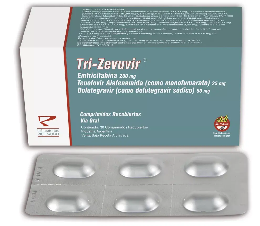 Tri-Zevuvir, la píldora argentina para tratar el VIH.