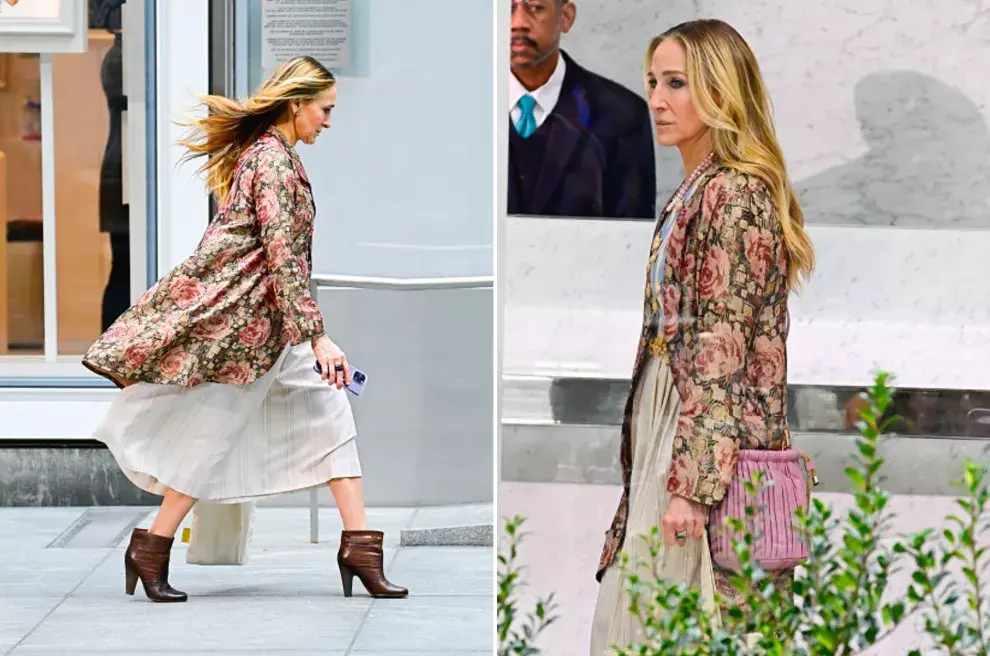 El saco barroco de Carrie en And Just Like That.