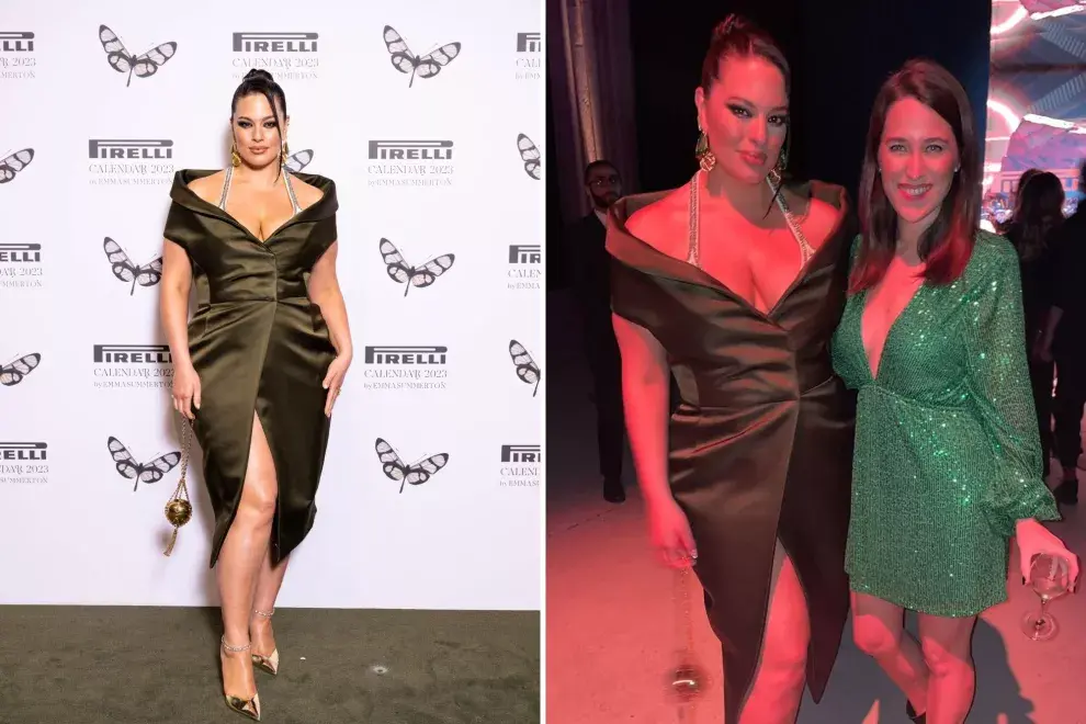 Ashley Graham durante la presentación del Calendario Pirelli.