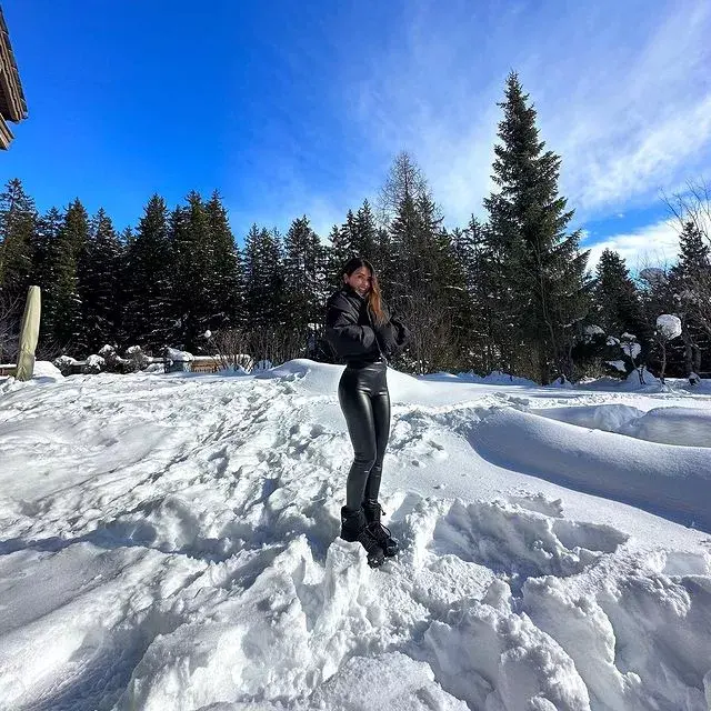 Las vacaciones en la nieve de los Messi.