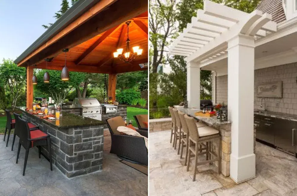 Si te gusta la idea de crear un estilo de barra outdoor.