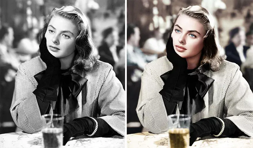  Ingrid Bergman.