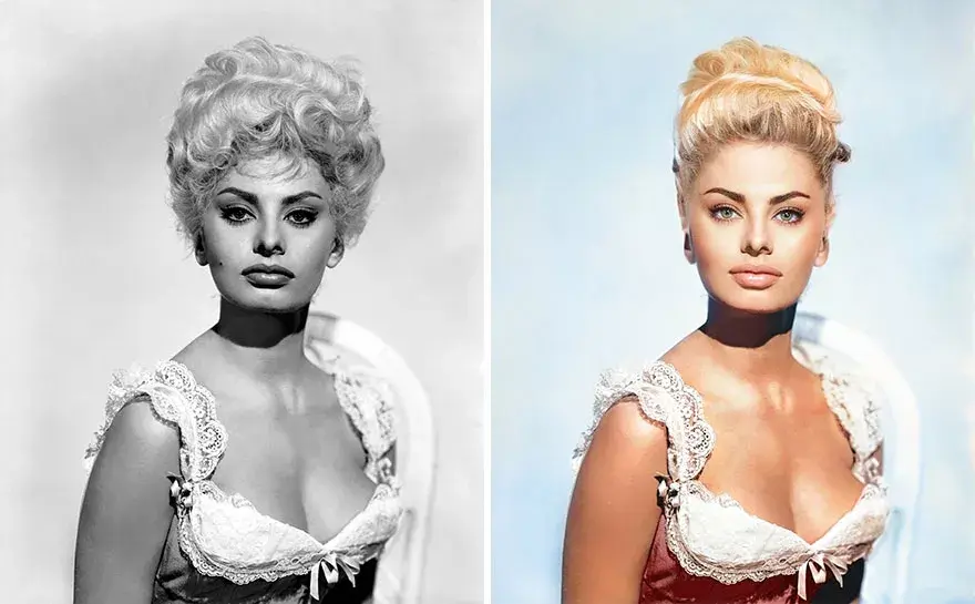 Sophia Loren.