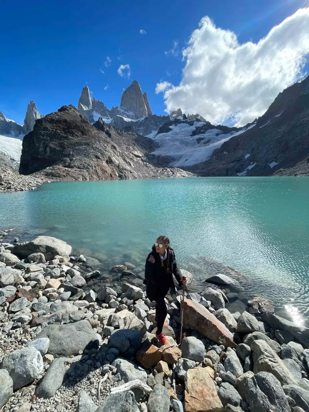 Chau al primer mito de El Chaltén: no necesitás ser una andinista experta, hay caminos de todos los niveles de dificultad, que hasta podés encarar sola.