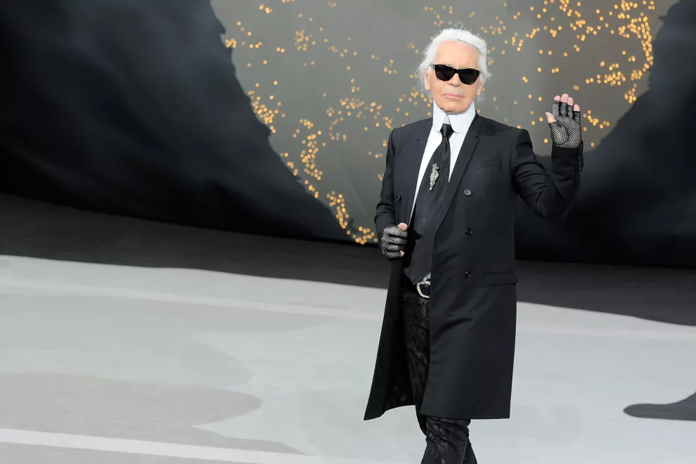 Karl Lagerfeld, el prestigioso diseñador alemán que falleció en 2019.