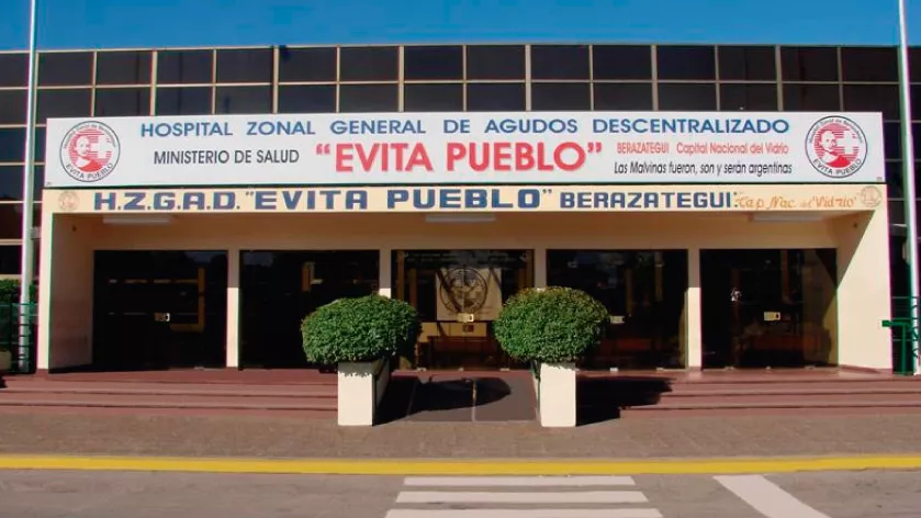 Hospital Evita Pueblo de Berazategui. 