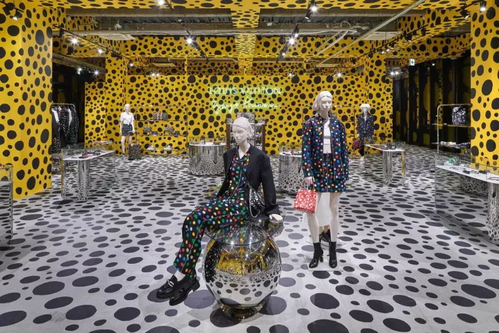 Tienda pop up de Louis Vuitton en Tokio.