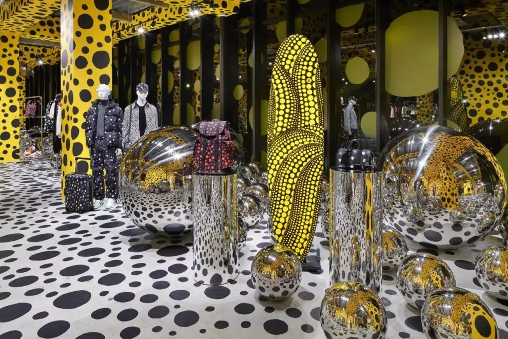 Tienda pop up de Louis Vuitton en Tokio.
