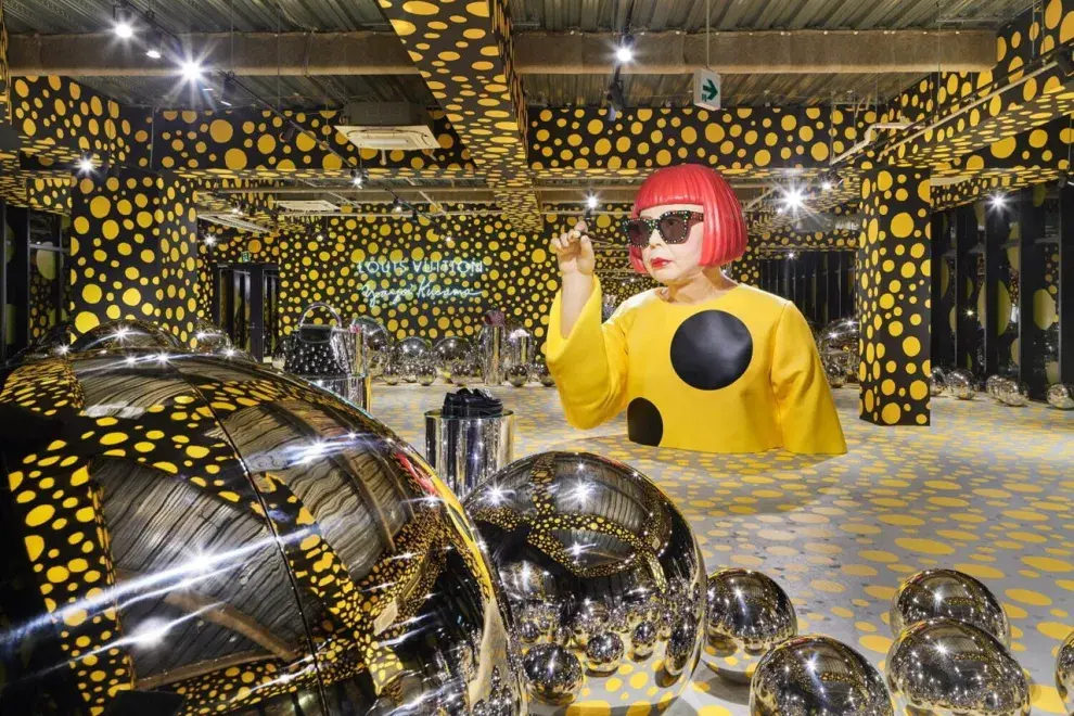 Tienda pop up de Louis Vuitton en Tokio.