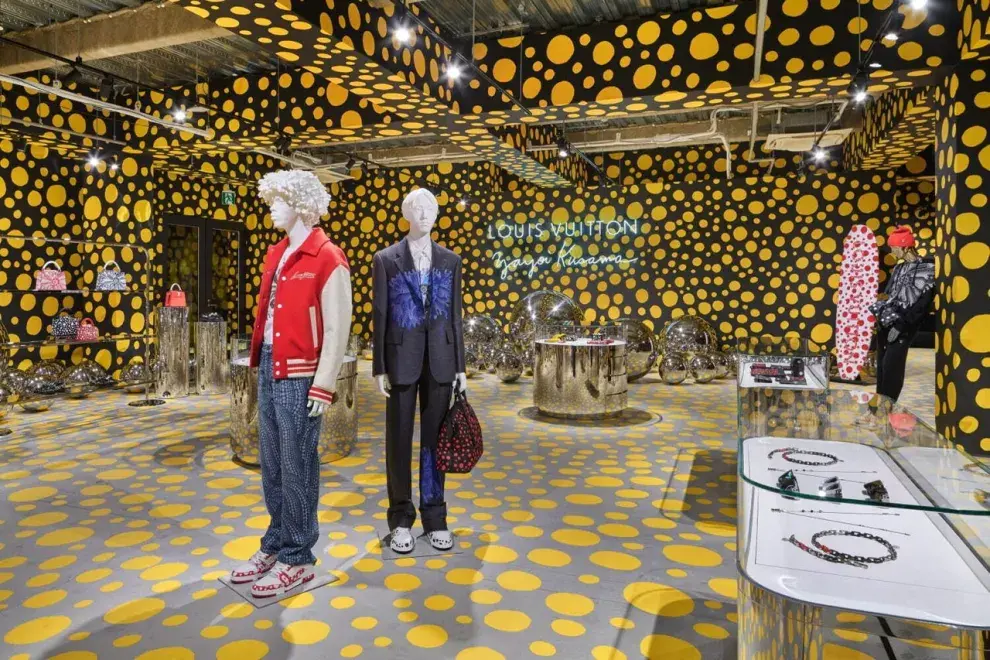 Tienda pop up de Louis Vuitton en Tokio.