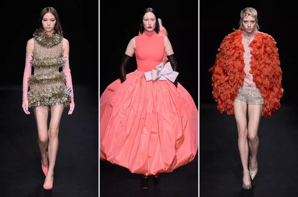 Los looks más impresionantes de Valentino en la Semana de la Moda en París.