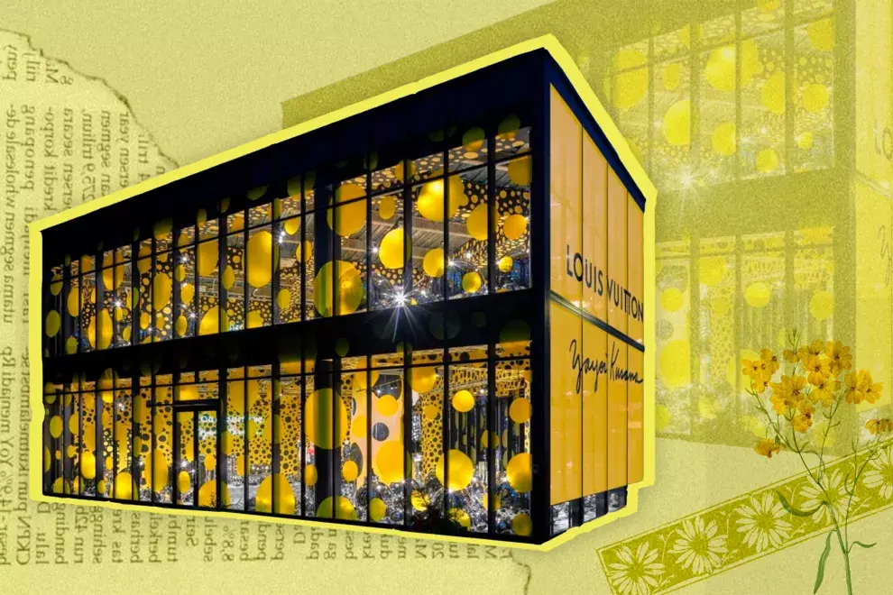 La tienda pop up de Louis Vuitton en Tokio.