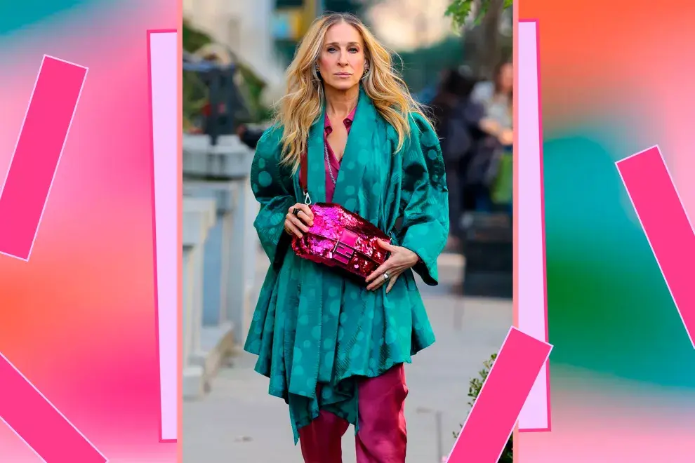 Sarah Jessica Parker lució viva magenta, el color de 2023.