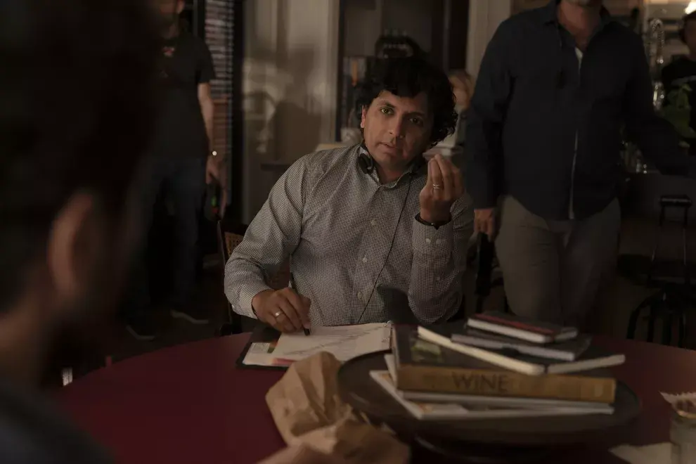 M. Night Shyamalan en su paso por del detrás de cámara. 