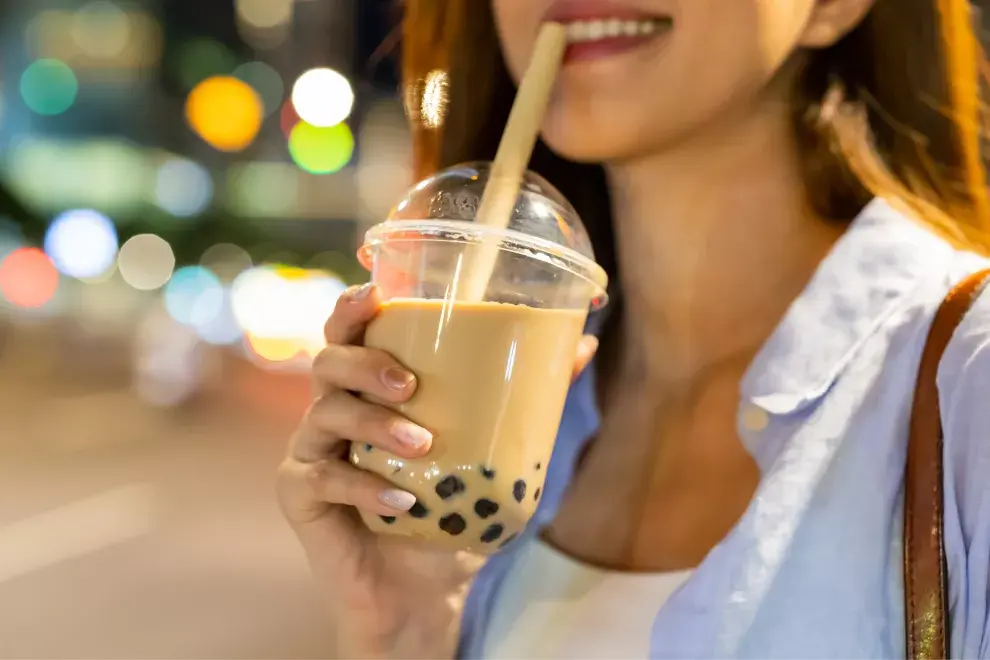 Té de burbujas, la bebida taiwanesa que Google homenajeó.