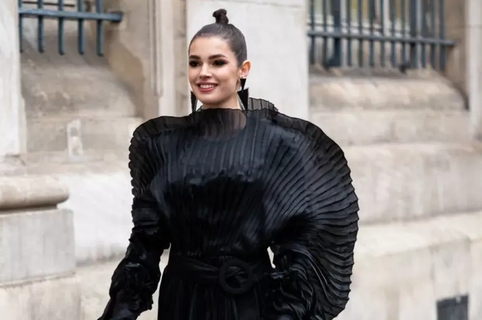 Cómo es el vestido croissant.