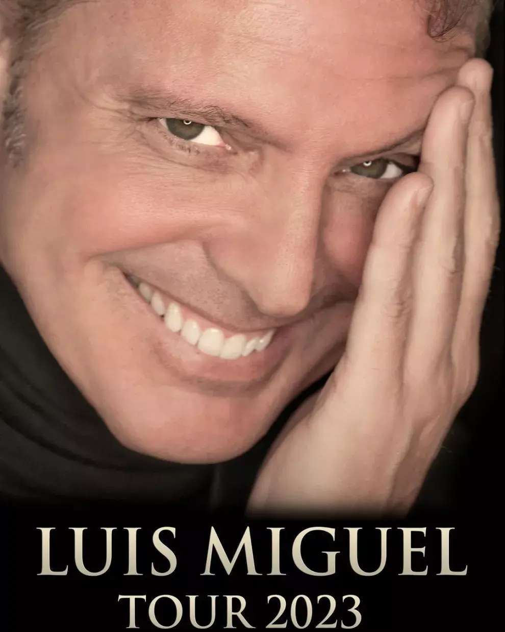 El poster que subió Luis Miguel a su cuenta de Instagram, anunciando su nueva gira 2023.