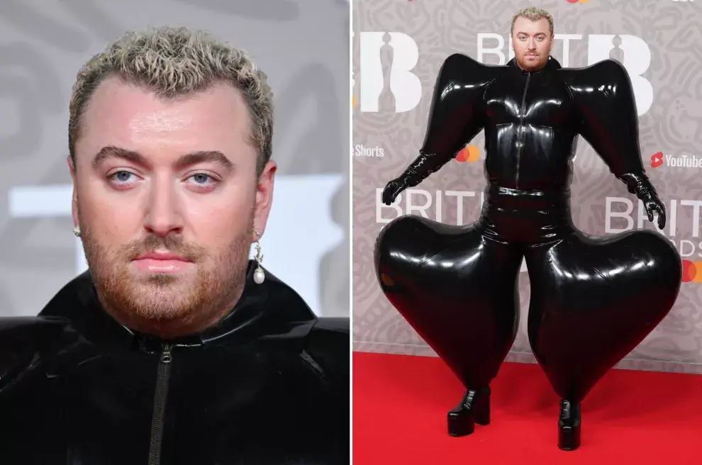 H A R R I diseñó este impresionante catsuit de Sam Smith.