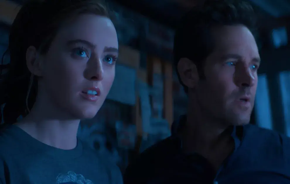 Kathryn Newton y Paul Rudd, padre e hija en la ficción.